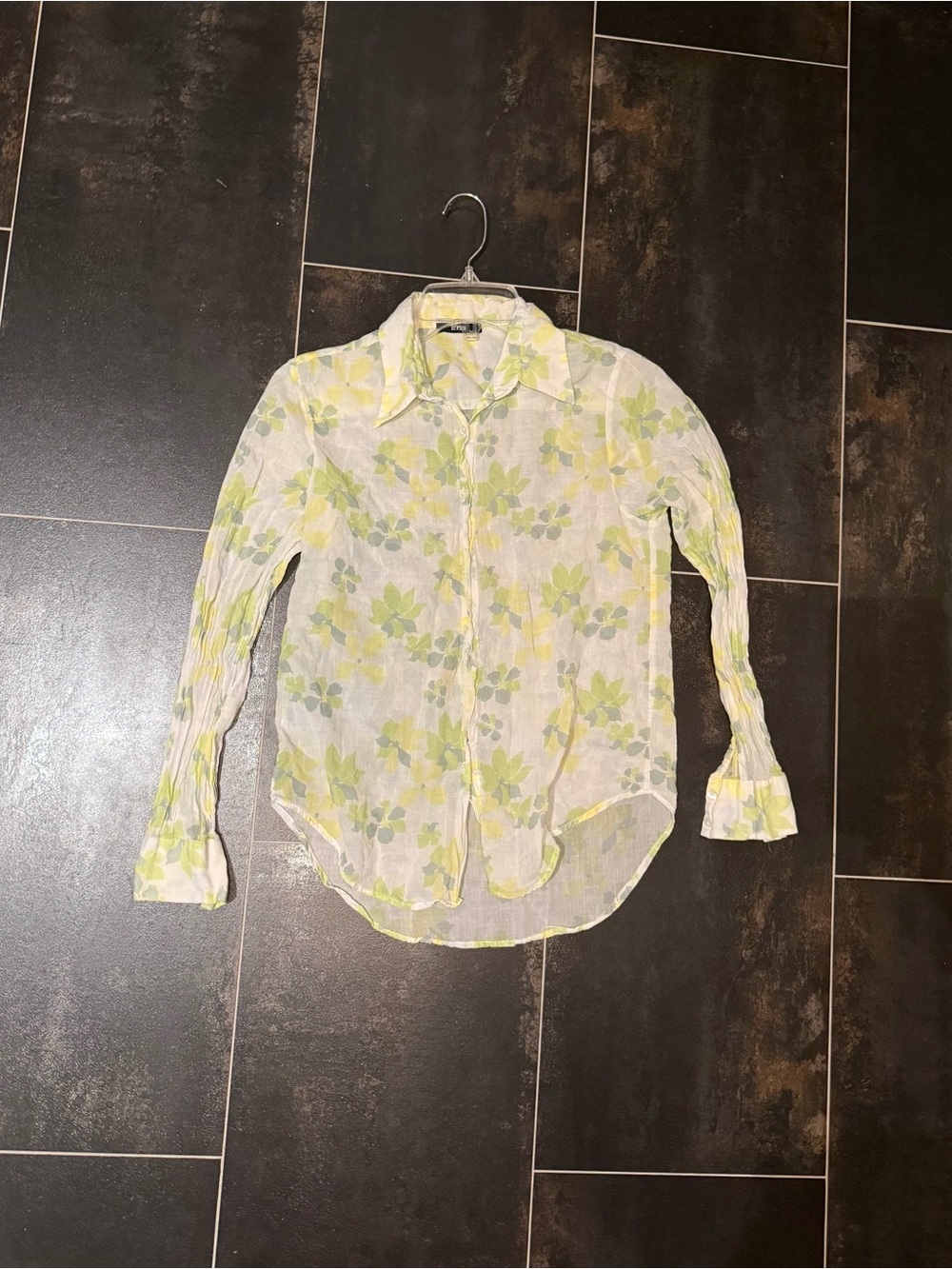 Benson New York Floral Voile 100% Cotton Women’s Blouse - Size Small
